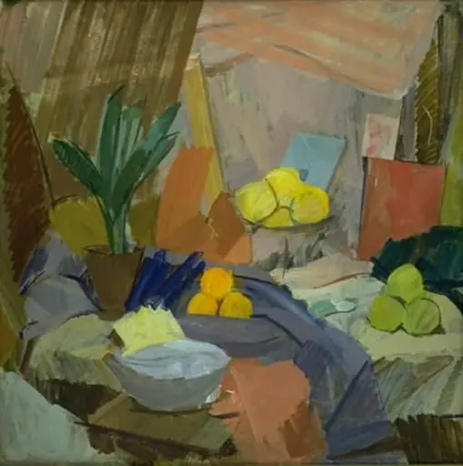 Still Life with Oranges, by Unknown
