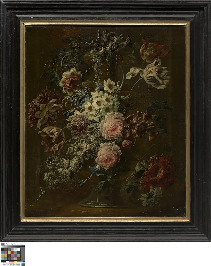 Stilleven met bloemen, by Unknown