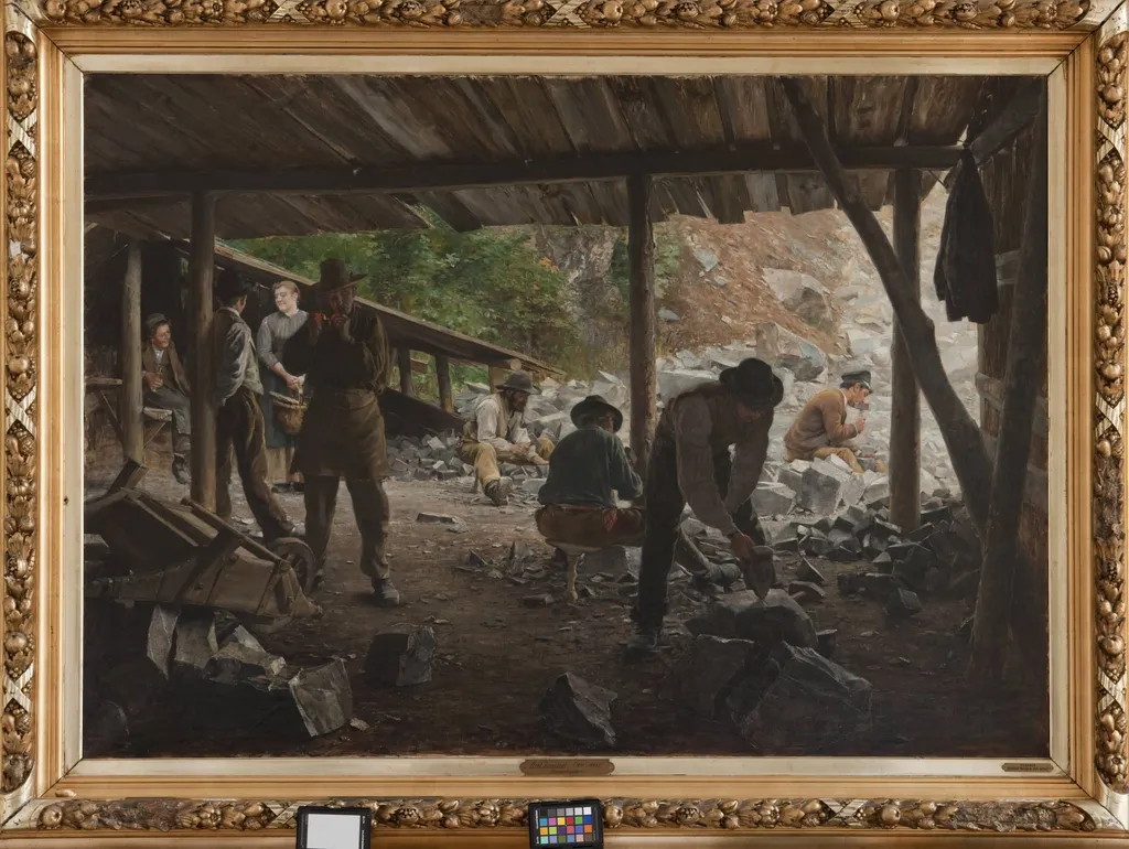 Stone Workers, by Unknown, 1888