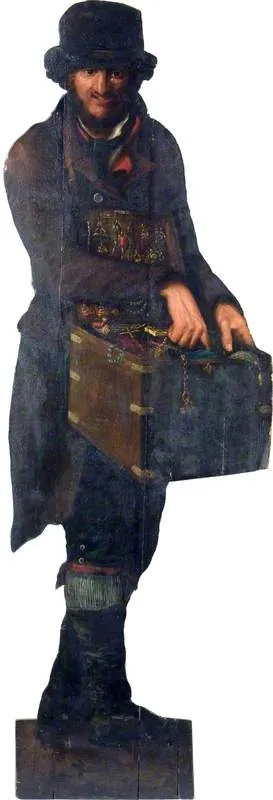 Street Pedlar (dummy board), by Unknown, unspecified, 1820
