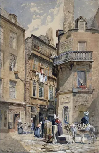 Street Scene, St Malo, by Unknown