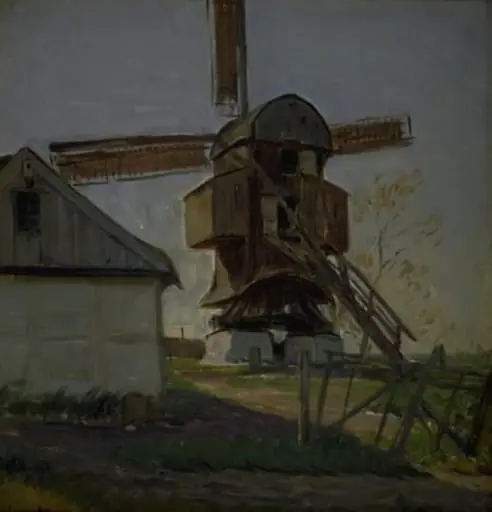 Stubmølle ved Køge, by Unknown
