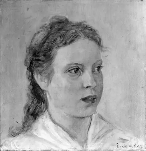 Studie af en ung pige, by Unknown
