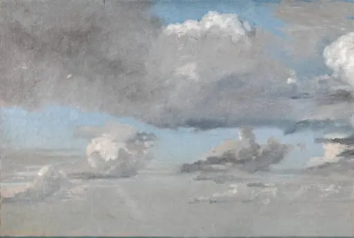 Studie af skyer, by Unknown