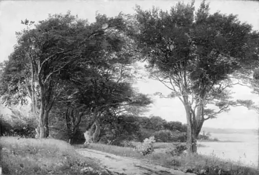 Studie fra Furesøen, by Unknown