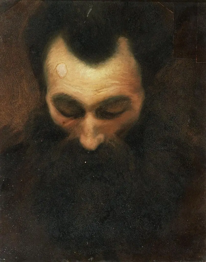Study for a portrait, by Unknown