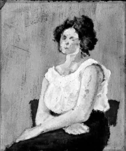 Study of a Halfdressed Girl, by Unknown
