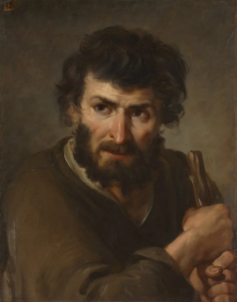 Study of a Shepherd, by Unknown