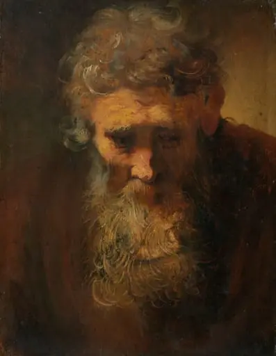Study of an Old Man, by Unknown, 1670
