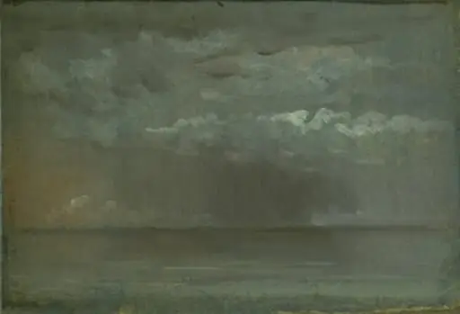 Study of Clouds over the Sea, by Unknown