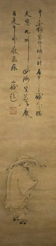 Su Dongpo in a Borrowed Hat (Tōba tairyū zu), by Unknown