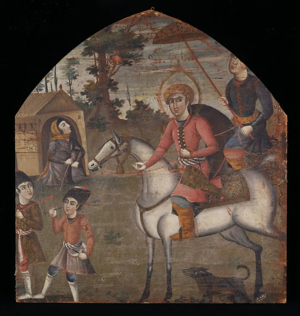 Sultan Sanjar and the Old Woman, by Unknown