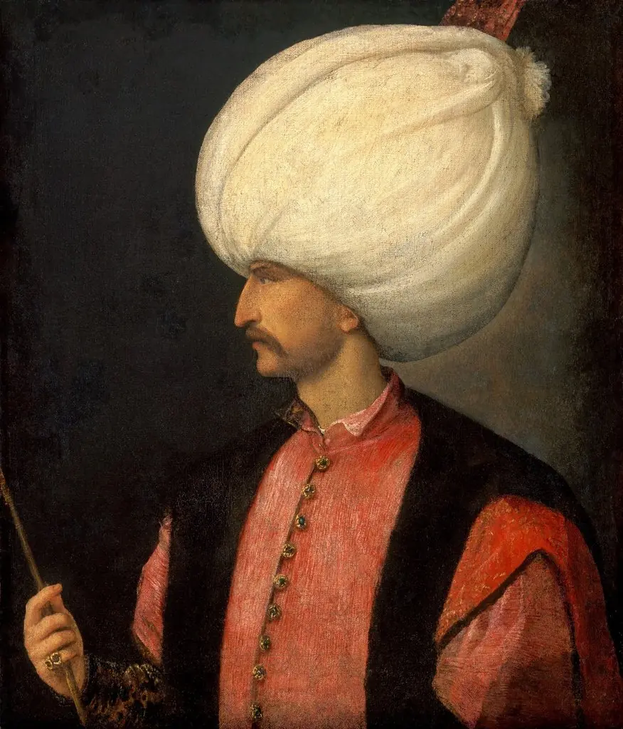 Sultan Suleiman in profile, by Unknown