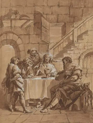 Supper at Emmaus, by Unknown