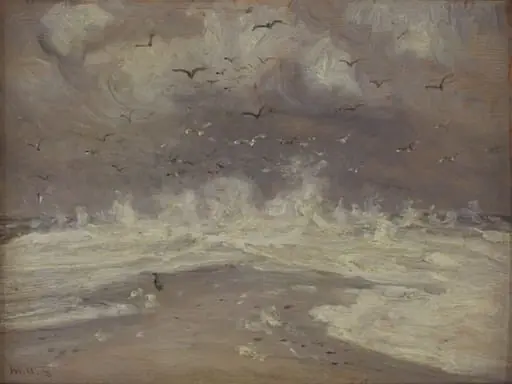 Surf at the North Coast of Jutland, by Unknown