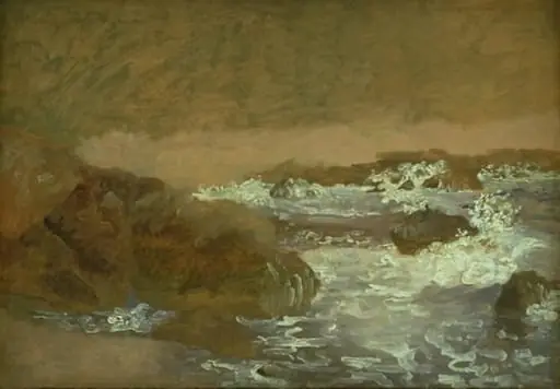 Surf on a Rocky Coast, Marina Piccola, Capri, by Unknown