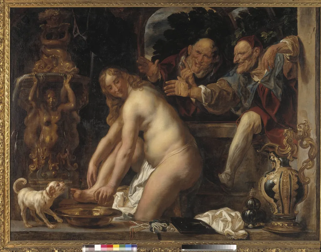 Susanna and the Elders, by Unknown, 1653