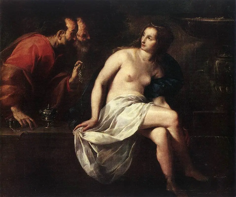 Susanna and the Elders, by Unknown