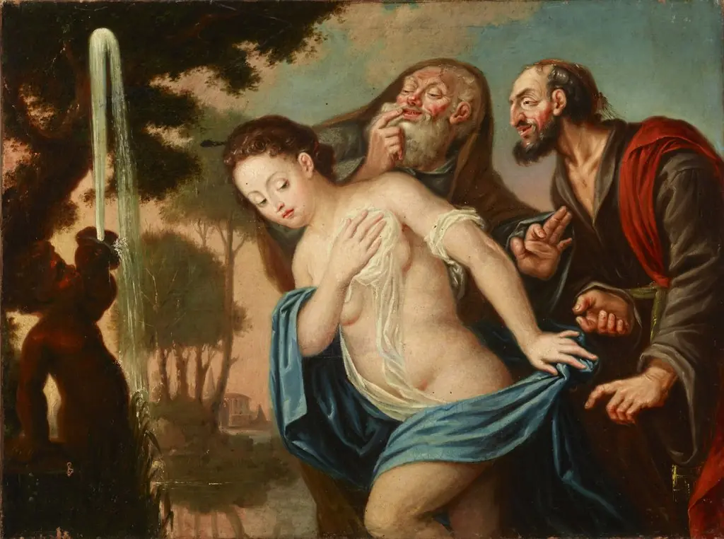 Susanna and the Elders, by Unknown