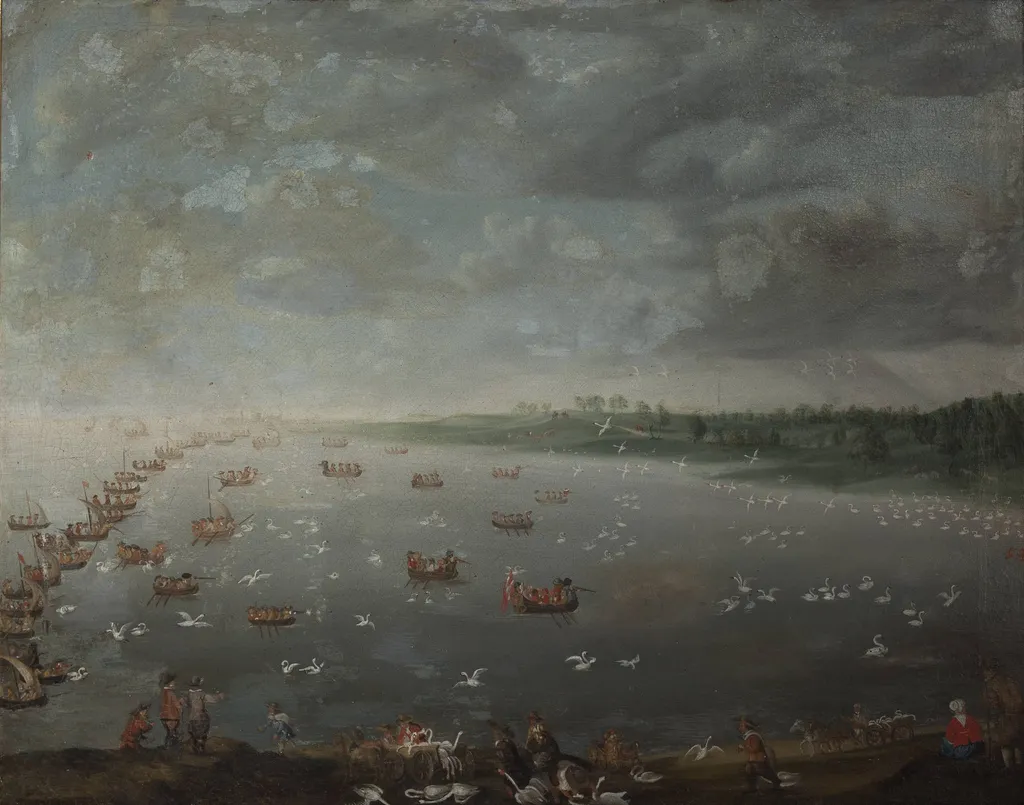 Swan Hunt, by Unknown, 1748