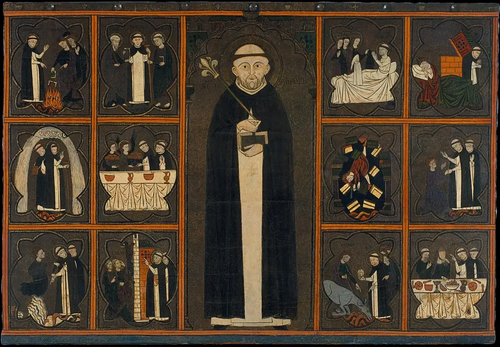 tabla de San Domenico de Guzmán, by Unknown