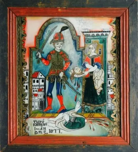 Tăierea capului Sfântului Ioan Botezătorul, by Unknown