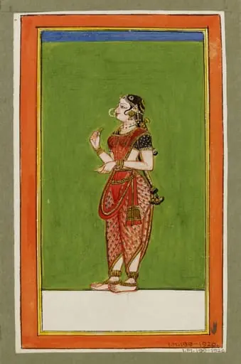 Tamil dancing girl, by Unknown