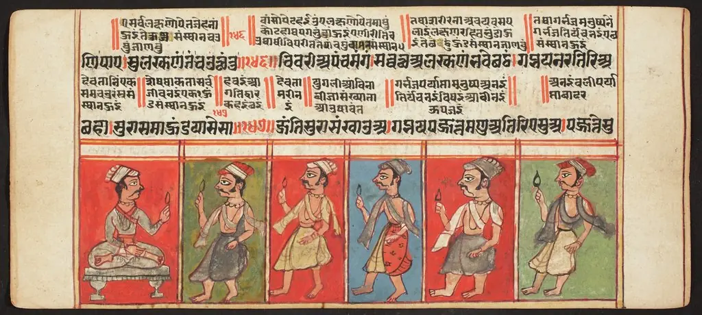 Tantric Manuscript, "Sangrahani Sutra", by Unknown