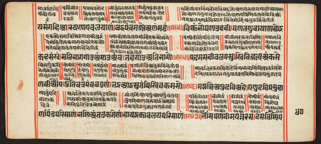 Tantric Manuscript, "Sangrahani Sutra", by Unknown, unspecified