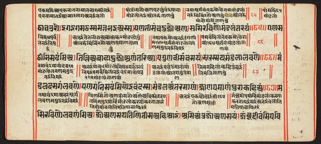Tantric Manuscript, "Sangrahani Sutra", by Unknown