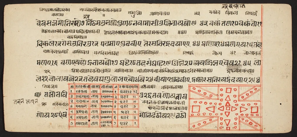 Tantric Manuscript "Sangrahani Sutra", by Unknown, unspecified