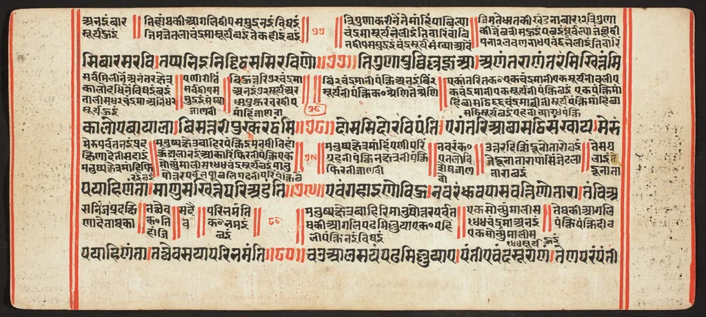 Tantric Manuscript, "Sangrahani Sutra", by Unknown, unspecified