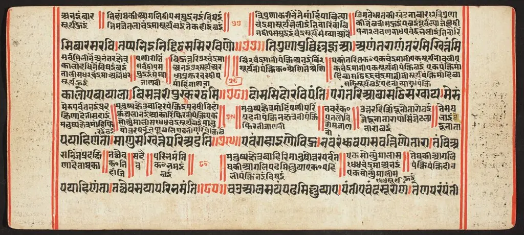 Tantric Manuscript, "Sangrahani Sutra", by Unknown