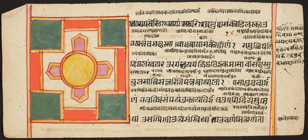 Tantric Manuscript "Sangrahani Sutra", by Unknown, unspecified