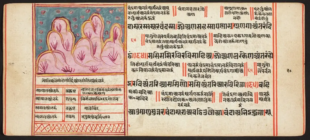 Tantric Manuscript, "Sangrahani Sutra", by Unknown