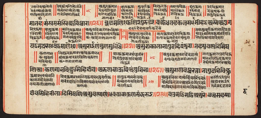 Tantric Manuscript, "Sangrahani Sutra", by Unknown, unspecified