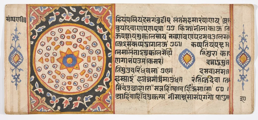 Tantric Manuscript "Sangrahani Sutra", by Unknown, unspecified