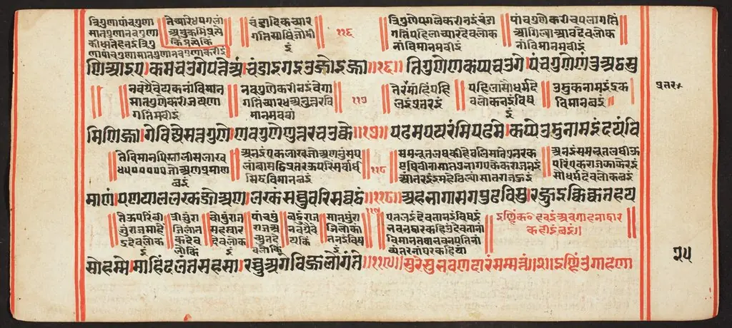 Tantric Manuscript, "Sangrahani Sutra", by Unknown
