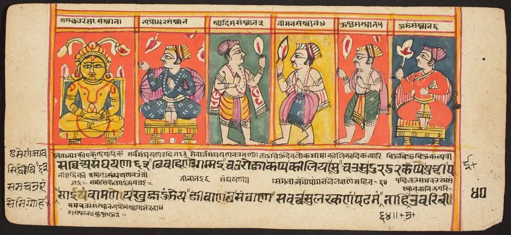 Tantric Manuscript "Sangrahani Sutra", by Unknown