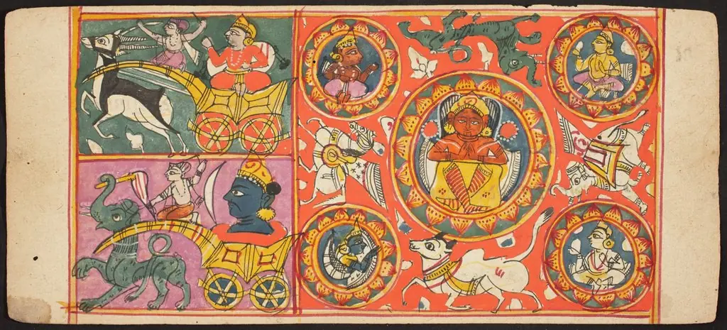Tantric Manuscript "Sangrahani Sutra", by Unknown