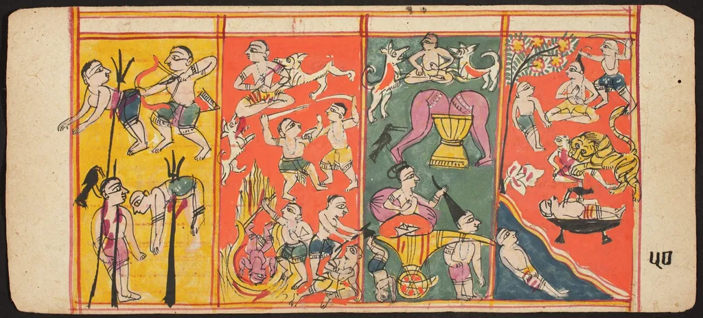 Tantric Manuscript "Sangrahani Sutra", by Unknown, unspecified