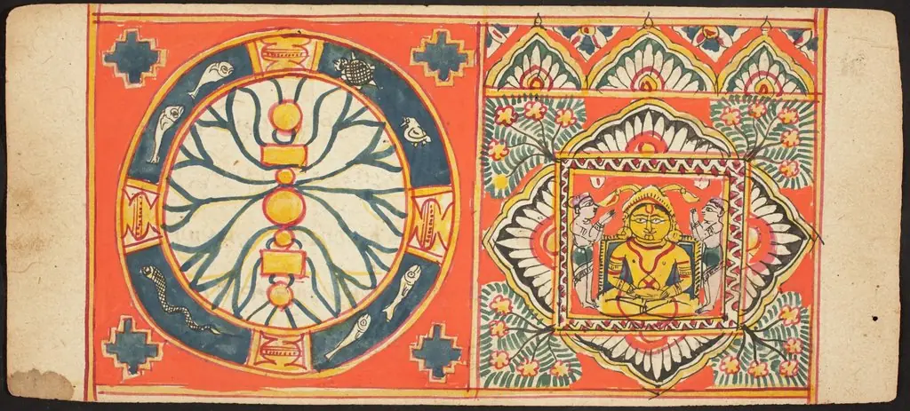 Tantric Manuscript "Sangrahani Sutra", by Unknown