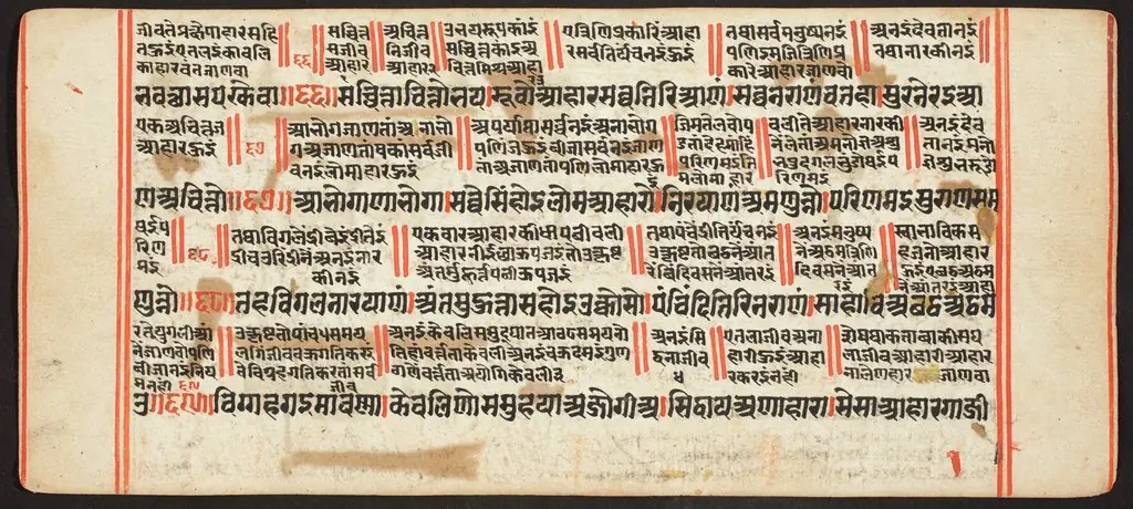 Tantric Manuscript, "Sangrahani Sutra", by Unknown