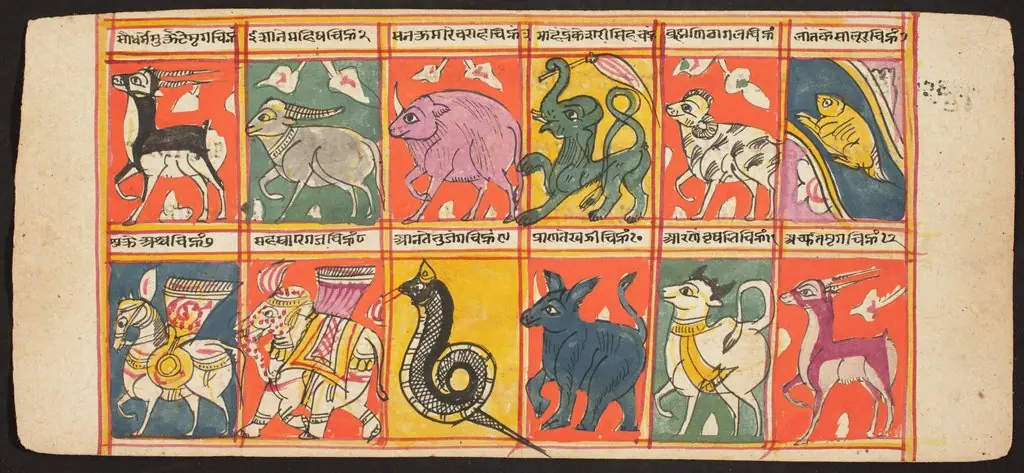 Tantric Manuscript "Sangrahani Sutra", by Unknown