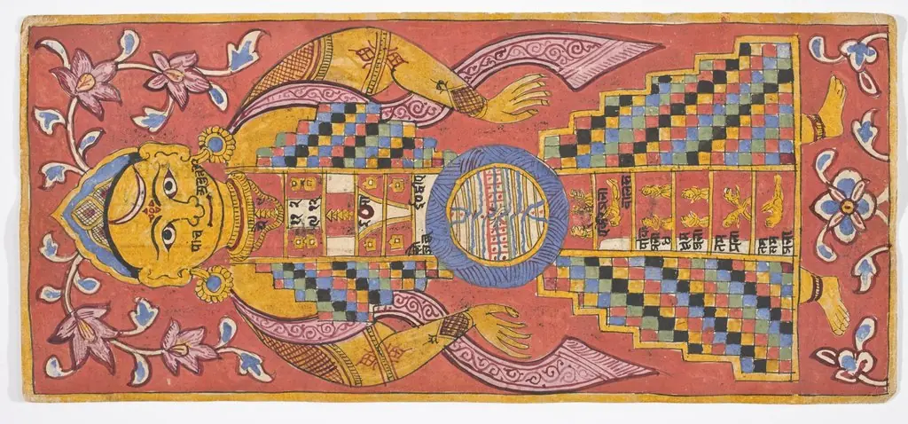 Tantric Manuscript "Sangrahani Sutra", by Unknown