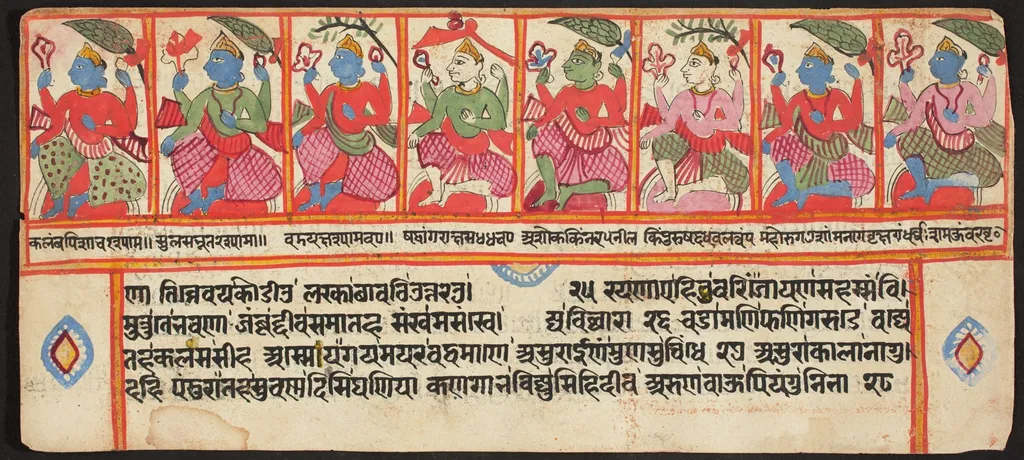 Tantric Manuscript "Sangrahani Sutra", by Unknown, unspecified