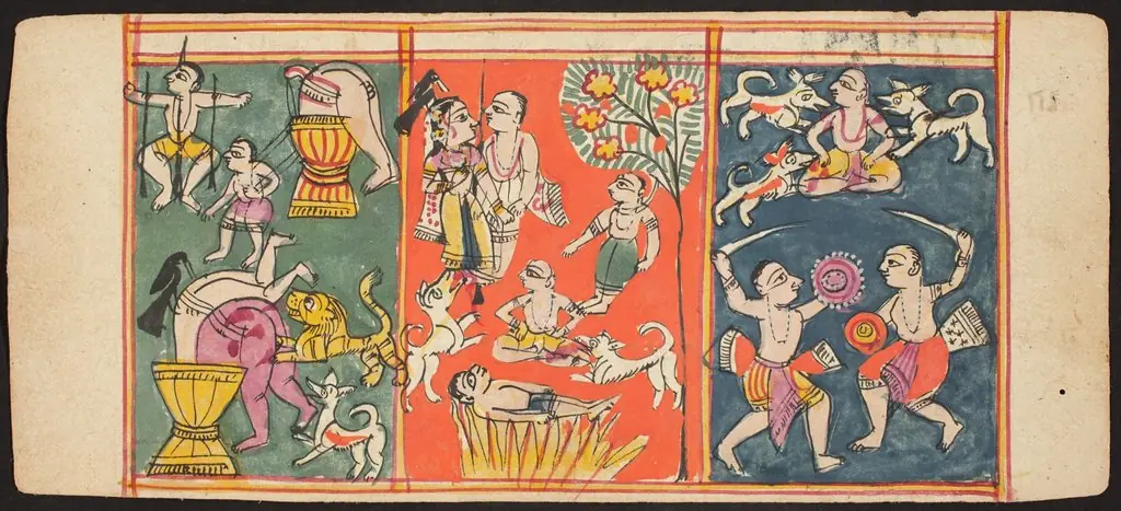 Tantric Manuscript "Sangrahani Sutra", by Unknown