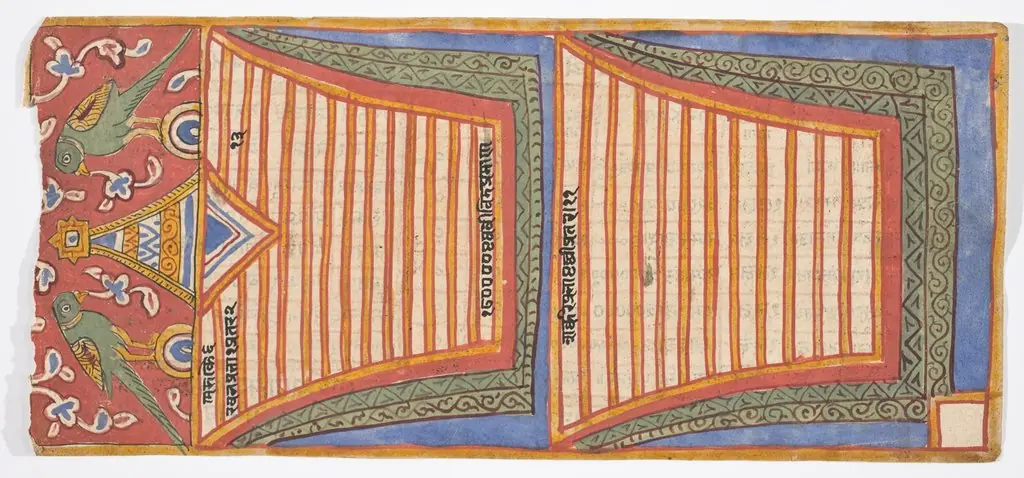 Tantric Manuscript "Sangrahani Sutra", by Unknown