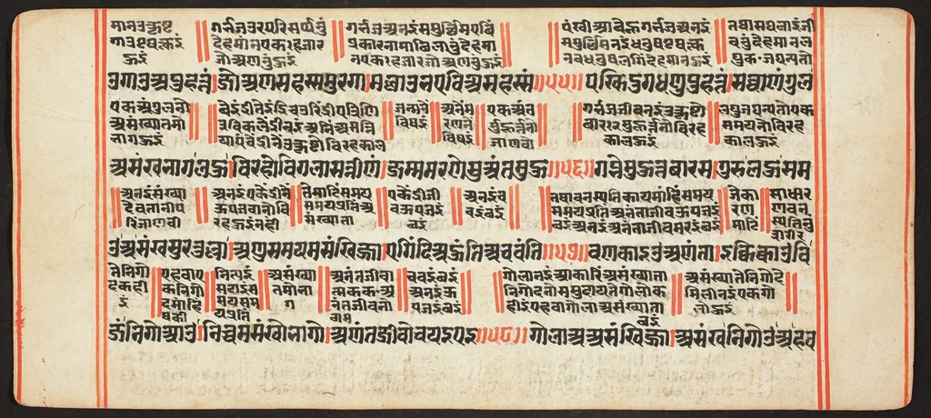 Tantric Manuscript, "Sangrahani Sutra", by Unknown, unspecified