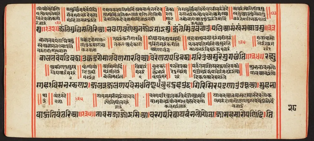 Tantric Manuscript, "Sangrahani Sutra", by Unknown